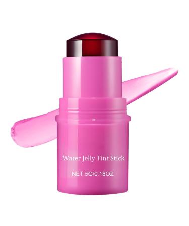 Makeup Lip Tint Milk Cooling Water Jelly Tint Jelly Blush Stick Milk Blush Cooling Water Tint Milk Water Jelly Tint Makeup Lip and Cheek Stick Jelly Blush Stick Lip Stain (Purple)