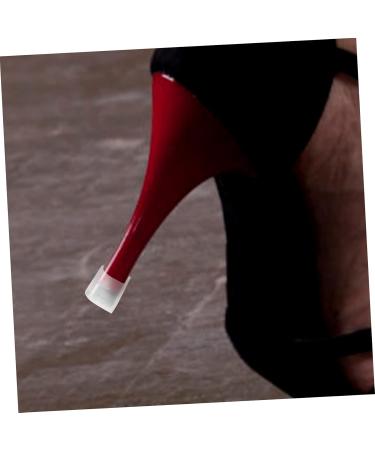 SHERCHPRY High Heel Shoes Heel Tips Caps - 48 Pairs Non-Slip Protective PVC Heel Cushions for All High Heels - International Shipping Available - Buy Online on GoSupps.com