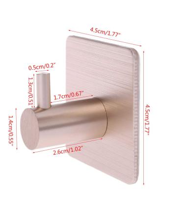 FXCO Self Adhesive Kitchen Wall Hooks & Key Rack - Durable Aluminum Towel Holder for Home & Door Organization - Buy Online on GoSupps.com