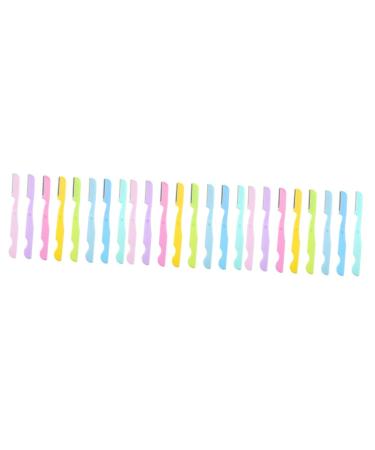 FRCOLOR 24 Pcs Eyebrow Trimmer Razors Eyebrow Shaver Eyebrow Blades Shaver for Women Eyebrow Removing Trimmers Hair Trimmer Womens Shaver Portable Razor Shaving Plastic Tool Face Miss