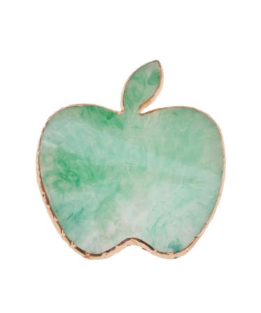 1pc Manicure Nail Cosmetic Mixing Palette Nail Pigment Plate Polish Mix Makeup Palette Nail Color Display Plate Color Mix Palette Resin Nail Art Palette Resin Nail Art Mold Agate 9*8.6cm Green