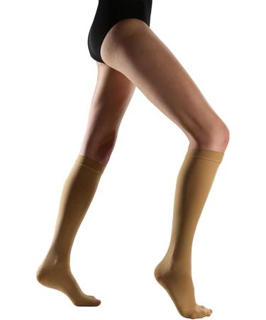 Buy Sxhmsal Compression Stockings Class 2 for Men & Women | Knee High Varicose Vein Socks 23-32 mmHg | Relief for Edema Swollen Pregnancy & Rehabilitation - Buy Online on GoSupps.com