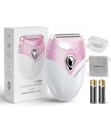 TOUCHBeauty Upgrade Electric Shaver for Women Razor Cordless for Silky & Smooth Skin Wet/Dry Best for Travel (Pink)