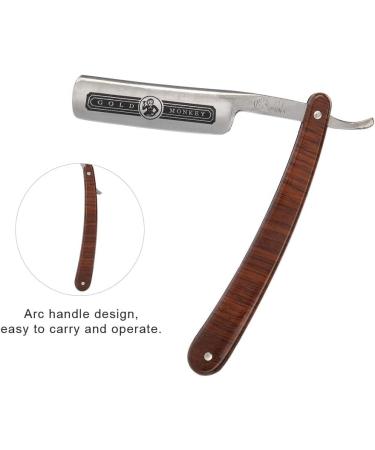 Salmue Professional Barber Razor - Stainless Steel Manual Shaver for Haircut & Beard Removal | International Shipping Available - Buy Online on GoSupps.com