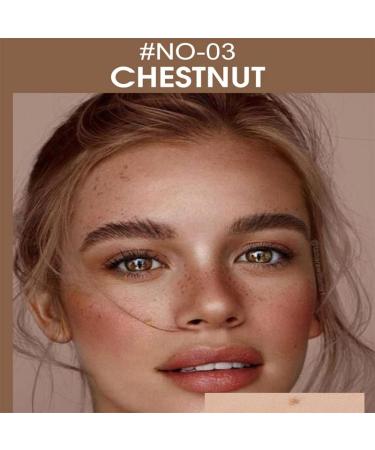 Natural Lifelike Fake Freckles Makeup Pen - Long-Lasting & Waterproof - Sun-Kissed Skin - Dark Brown, Light Brown, Coffee, Chestnut - Buy Online on GoSupps.com