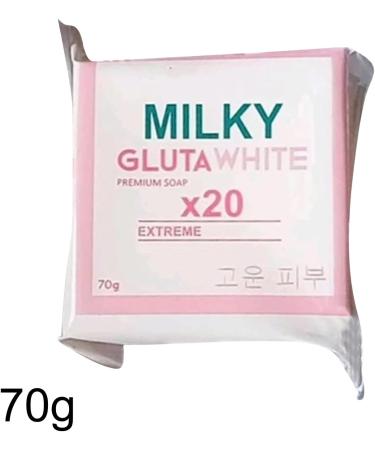  Generisch Whitening milk soap with milk extract and glutamic acid natural and gentle cleansing for face and body 70g - Buy Online on GoSupps.com