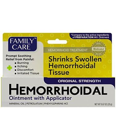Family Care Hemorrhoidal Ointment with Applicator