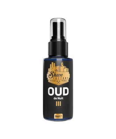 the shave factory After Shave Cologne - a fragrant essence for perfect aftershave care for a long-lasting feeling of freshness and comfort (1.69 fl. oz (50ml) Oud III De Nuit) Oud III De Nuit 1.69 Fl Oz (Pack of 1)