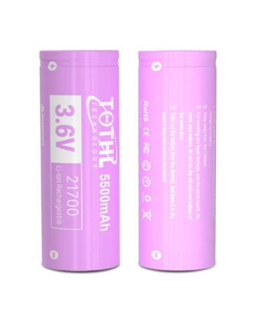 TQTHL 2023 New Replacement Battery 2PCS 5500mah 3.6V Rechargeable li-ion Battery