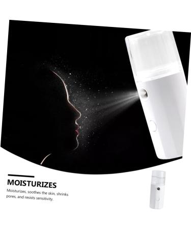 AUTSUPPL 1pc Hydrating Instrument Face Steamer Sprayer Face Cool Facial Mister White Abs - Buy Online on GoSupps.com