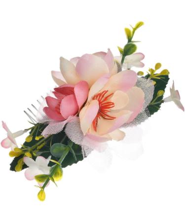 FRCOLOR 1pc Tiara Hair Fork Bridal Hair Clip Bridal Headpiece Hair Pin Wedding Crown Flower Hair Comb Wedding Hair Decoration Floral Hair Comb Hair Comb Clip Bride Hair Accessories Flowers - Buy Online on GoSupps.com