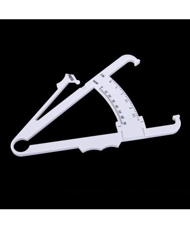 Mag Ideal Body Fat Calipers - Accurate Body Fat Test & Skin Fold Measurement Device for Weight Loss & Fitness - White - Buy Online on GoSupps.com