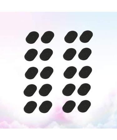 Drinking Glasses 10 Pairs Glasses Nose Pad Sponge Increase Pads Anti Slip Sunglasses Eyewear Glasses Repair Accessories (Black 1.5mm) Glass Nose Pad - Buy Online on GoSupps.com