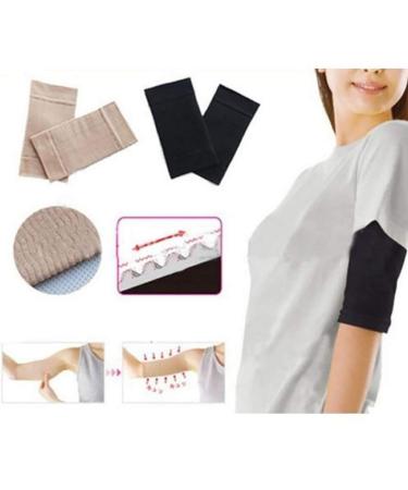 Healilly Black Hot Upper Arm Shaper for Women - Plus Size Weight Loss Compression Sleeves - Buy Online on GoSupps.com