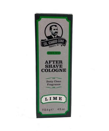 Colonel Ichabod Conk Lime After Shave Cologne 4 Fl. Oz. Glass Bottle Aftershave Lime 1 Fl Oz (Pack of 1) - Buy Online on GoSupps.com