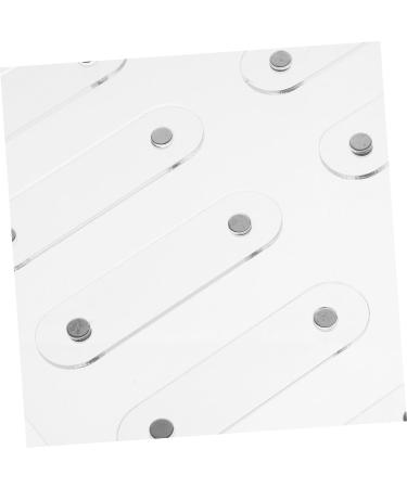 minkissy 1 Set Nail Display Board Nail Color Cards Nail Display Polish Board Salon Nail Color Board Diy Nail Practice Acrylic Display Risers Nail Art Display Tool Work Dropshipping 20x16cm Transparent 1 - Buy Online on GoSupps.com