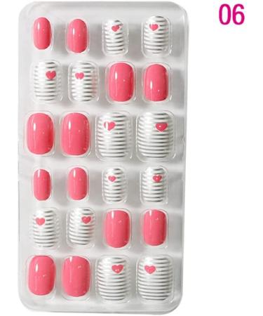 Dajidafu 1 Set Children Nails Medium Length Files Square Style Matte Solid Color Art Decals Beauty Tool Salon Supplies Puerile Six - Buy Online on GoSupps.com