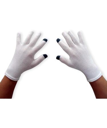 Edenswear Zinc-Infused Gloves Touch Screen Gloves for Women and Men with Eczema - Wet Wrap Therapy (Large) - Buy Online on GoSupps.com