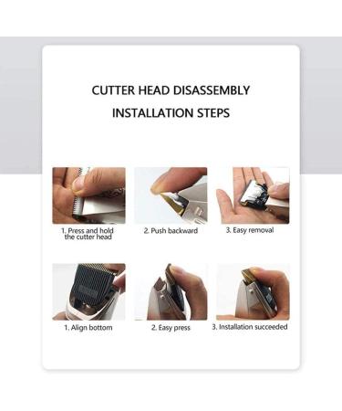 Professional Cordless Hair Clippers Kit - Rechargeable Hair Trimmer with LCD Display 4 Guide Combs | Perfect Grooming Set for Men Fathers & Boyfriends (Gold - Buy Online on GoSupps.com