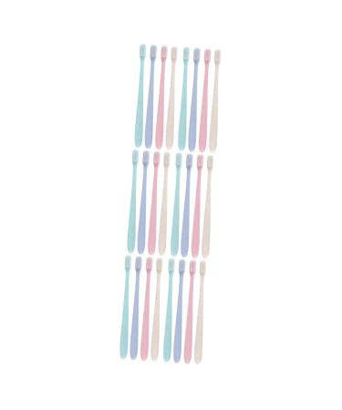 Partykindom 6 boxes 8th bio-toothbrush toothbrush with soft bristle couple dialect toothbrushes for gum care vegan organic toothbrush.