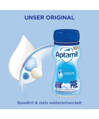 Aptamil Pronutra-ADVANCE PRE Initial Baby Milk Formula (6 x 200 ml) - Ready to Drink from Birth | International Shipping Available - Buy Online on GoSupps.com
