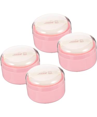 Kisangel Travel Baby Powder Set - 8 Pcs Body Powder Puffs in Compact Box | Synthetic Sponge for Child | Pink Baby Powders - Buy Online on GoSupps.com
