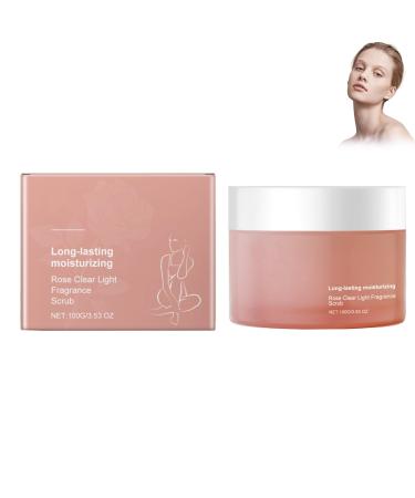 Clear facial peeling cream shower peeling organics facial peeling brightening peeling natural body scrub facial peeling cream for supple skin skin care pink Ros 1 g 1er Pack