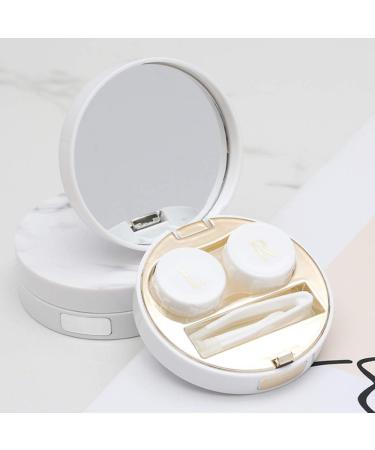 Milists Contact Lens Container & Applicator - Travel Kit with Mirror & Organizer - Sweet Invisible Golden Case for Easy Travel - Buy Online on GoSupps.com
