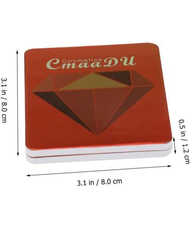 FOMIYES 9 Shimmer Eyeshadow Metallic Eye Shadow Palettes Eyeshadow Powder Makeup Palette Matte 1 count (Pack of 1) Red - Buy Online on GoSupps.com