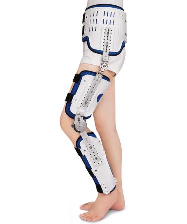 Knee Support Brace Leg Brace Articulated Hip Brace Fracture Fixation Splint Leg Protector (Color : Left)