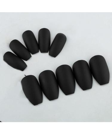240pc Short Coffin Matte False Nails Set with Case - Trendy Mixed Colored Acrylic Fake Nail Tips for Kids/Women/Girls - Buy Online on GoSupps.com