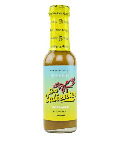 Hot Ones Los Calientes Hot Sauce - Single Bottle Hot 5 Fl Oz (Pack of 1)