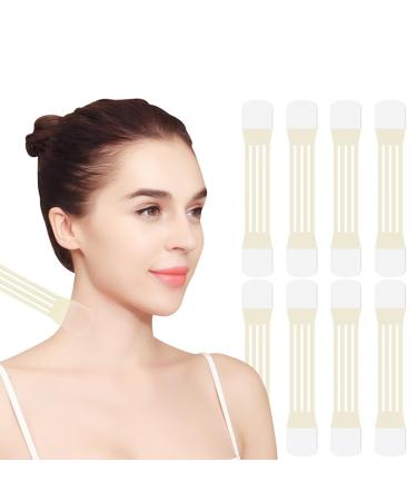 minkissy 12 Pcs Neck Lift Stickers Invisible Tape Facelift Tapes Makeup Tape Face Lifting Neck Face Lifting Tape Skin Lift Tape Skin Tightening Tape Neck Line Lift Tape Neck Lifting Patches