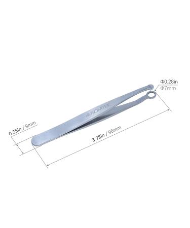 Nose Hair Trimmer & Ear Hair Tweezers - Stainless Steel Round-Headed Scissors for Safe Grooming - Buy Online on GoSupps.com