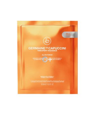Germaine de Capuccini - Timexpert Radiance C+ | Glow Force Mask - Vitamin C Anti-Fatigue Facial Mask - Extraordinary luminosity and nourishment in 15 minutes - 0.6. Fl oz