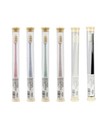 Healeved 6st Wangan Hair toothbrush Classic toothbrush toothbrushes for adult toothbrush with soft bristles sensitive gum brush pbt travel captivity clean