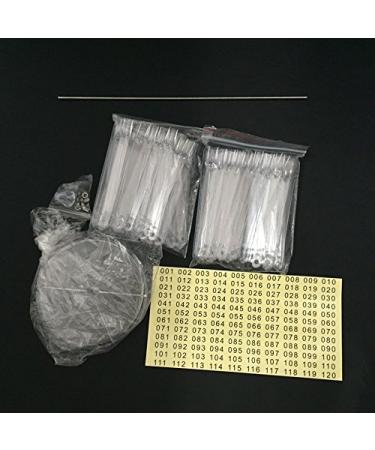 Yimart 120 Sticks Nail Art Color Chart Display Stand - Clear Spiral False Nails Shelf for Salon Polish Gel Show - Buy Online on GoSupps.com