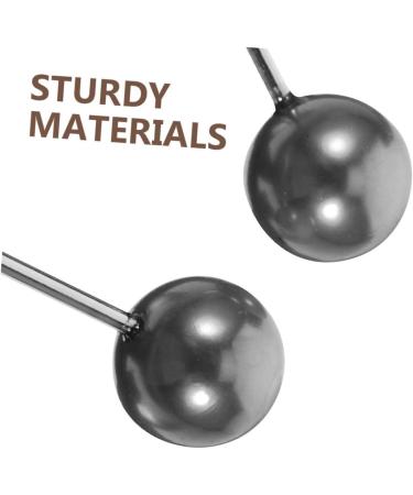 2 Pairs Dimple Trainer Face Trainer Dimple Maker Dimple Clip Facial Exerciser Face Exerciser Cheeks Clip Cheeks Balls Smile Trainer Facial Beauty Tool Alloy FRCOLOR 4.30X2.50X0.80CM Black - Buy Online on GoSupps.com