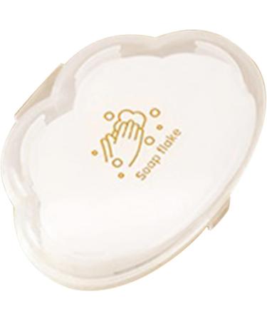 Exingk 50Pcs/box Compact Soap Sheets Travel Soap Paper Portable Hand Washing Soap Tablets For Outdoor Activities Soap Flakes For Trips Yellow - Buy Online on GoSupps.com