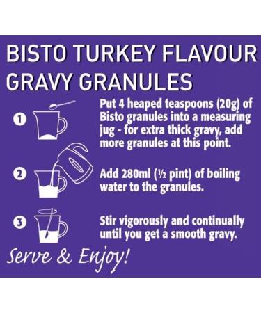 Bisto Turkey Gravy Granules 190g Drum - Flavoursome & Delicious for Hearty Family Meals - Buy Online on GoSupps.com