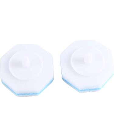 Doengdfo Pack of 50 Improved Toilet Brush Rods White Sponge Disposable Toilet Cleaning Rods Compatible Refills for Rods - Buy Online on GoSupps.com