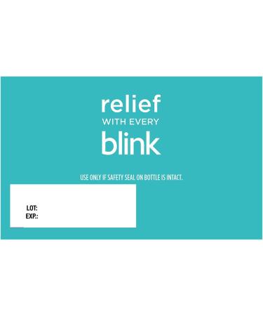 Blink Tears Lubricating Eye Drops 4 Pack - 25 Count, 0.01 oz Each - Mild-Moderate Dry Eye Relief - Buy Online on GoSupps.com