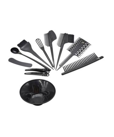 Ipetboom 1 Set Salon Hair Coloring Dyeing Kit Tools Dye Bowl and Brush Hair Tint Brush Highlight Brush Hair Highlighting Cap and Hook Hair Color Mixing Brush Bowls Comb Hair Dye
