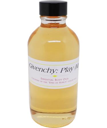 Gevinchi: Play - Type For Men Scented Body Oil Fragrance Regular Cap - Light Gold - 4 oz. - ID#23927 4 Fl Oz (Pack of 1)