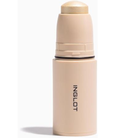 Inglot Creamy Highlighter Stick | Natural Glow & Easy Application | Long-Lasting Effect | Hydrating Face Sculpting Formula | Delicate Glow 310 | 6.2 g - Buy Online on GoSupps.com