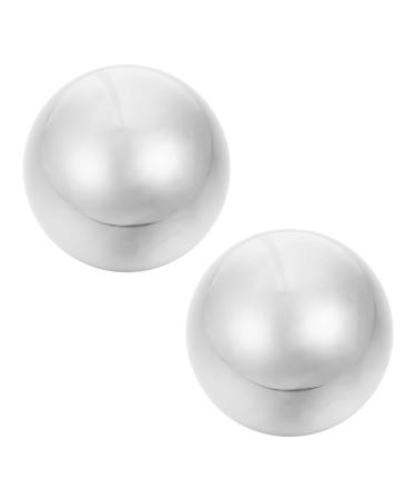 Gleavi sports toys physical balls 2 pieces stainless steel ball roller massage device Chinese stress balls Exercise balls metal fitness balls Exercise balls toy metal balls metal ball