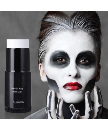 Mysense White Face Body Paint Stick (1.06 Oz) Cream-blendable Clown White Makeup Stick for Adults Children Halloween Cosplay Joker Zombie Vampire Skeleton SFX Makeup - Buy Online on GoSupps.com
