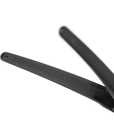 WANBY Hair Clips 12 Pieces Black Durable Large Biting Alligator Clip Set Professional Plastic Hair Clips for Easy Styling and Cutting (Black) - Buy Online on GoSupps.com