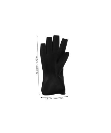 PLAFOPE 1 Pair Waterproof Gloves Black Gloves Fashion Gloves Sleek Gloves Hair Styling Accessories Gloves for Hair Dye Professional Hair Coloring Accessories Hair Styling Rubber Gloves 24.00X12.00X0.10CM - Buy Online on GoSupps.com