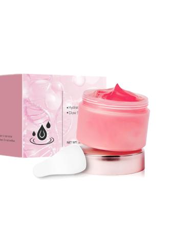 Collagen Jelly Cream Hydrating Skin Treatment Firming Niacinamide & Hydrolyzed Collagen Anti Aging Moisturizer Wrinkle for Youthful Glow Nourishing Infused Gel Cream for All Skin Types